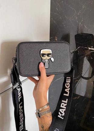 Karl lagerfeld black 20х12х7