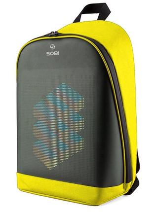 Рюкзак sobi pixel plus sb9707 yellow з led екраном (sb9707_yl)7 фото