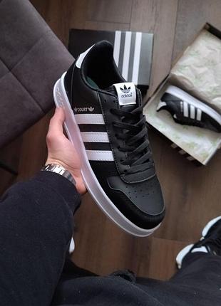 Adidas Black Three Pack Crew Socks