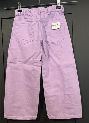 Джинсы для девочки, широкие джинсы, штаны4 фото