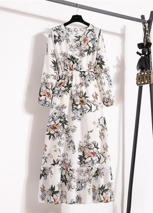 Сукні з квітковим принтом9 фото