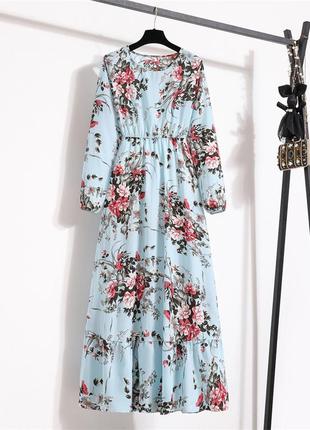 Сукні з квітковим принтом7 фото