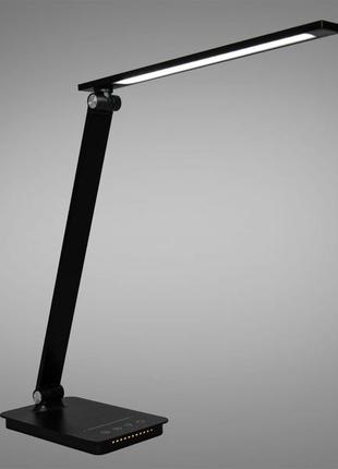 Настольная лампа светильник, с usb шнуром и блоком питания diasha 5502p bk