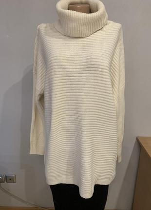 Стильний щільний брендовий светр великого розміру