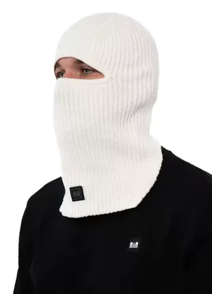 Балаклава weekend offender oden rib balaclava winter white2 фото