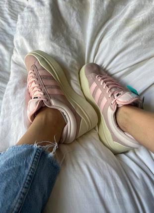 Кроссовки adidas campus x bad bunny pink premium5 фото