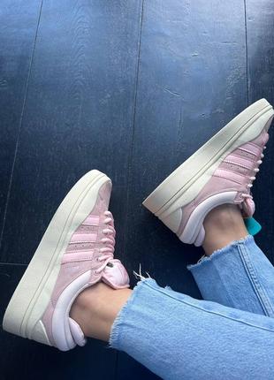 Кроссовки adidas campus x bad bunny pink premium4 фото