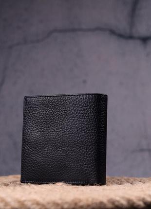 Практичное женское портмоне из натуральной кожи karya 21315 черный8 фото