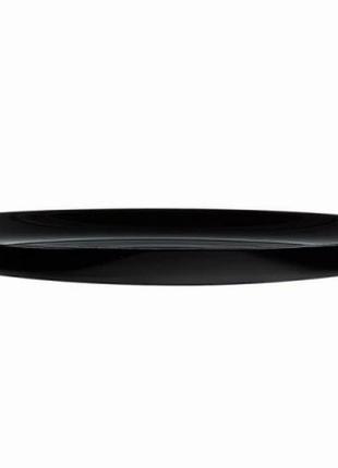 Тарілка обідня кругла luminarc diwali black 25 см.2 фото