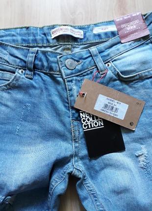 Укороченные джинсы1 фото