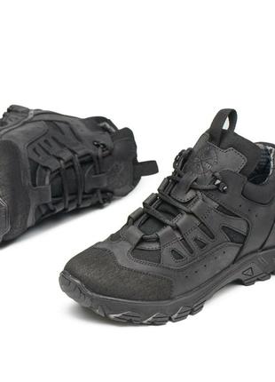 Зимові тактичні кросівки з натуральної шкіри та кордури, тактические кроссовки зимние термо размеры 37-463 фото