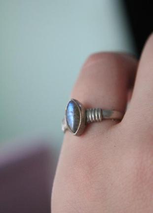Серебро 925 яркий лабрадор элегантное кольцо2 фото