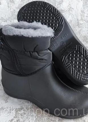 Big акция 🖤 женские дутики сделано в украине/ зима 2024 ботинки сапоги угги резиновые сапоги8 фото