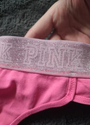 Трусики victoria's secret танга pink стринги розововактория сикрет2 фото