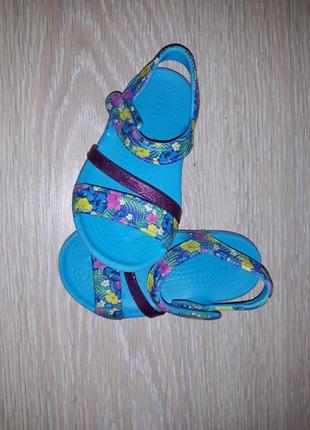 Сандалии, босоножки crocs lina sandal с7 наш 24р