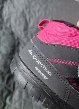 Чобітки черевики зимові quechua непромокаючі сапожки ботинки демі демісезонні h&m теплі next термо decathlon zara6 фото