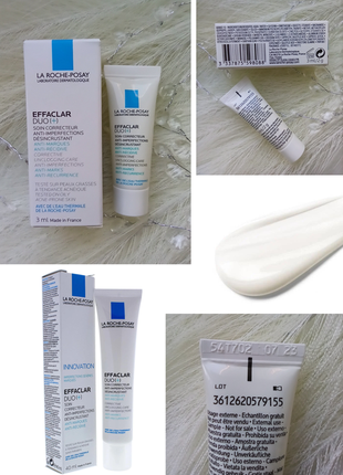 💎la roche-posay effaclar duo+ комплексний корегуючий засіб для жирної проблемної шкіри