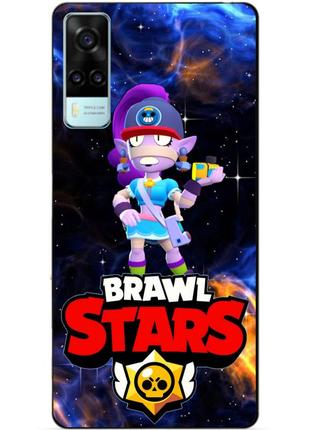 Силіконовий бампер чохол для vivo y31/y53s з героєм космічний бравл емз