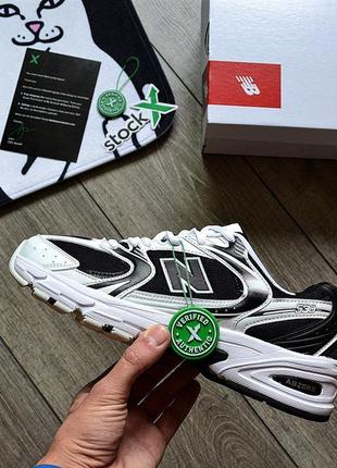 Спортивные кроссовки new balance white black