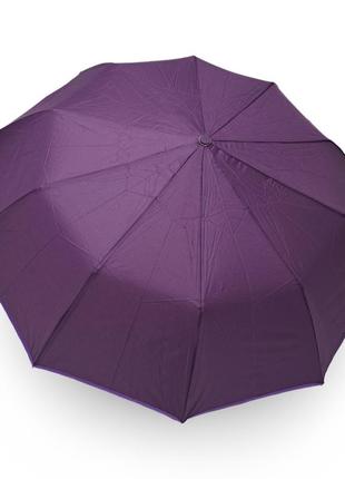 Женский зонт bellissimo фиолетовый полуавтомат на 10 спиц #05314