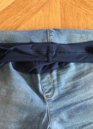 Фірмові джинсові штани для вагітних9 фото