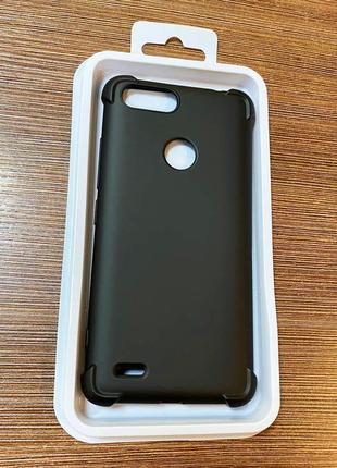 Чохол-накладка на телефон tecno pop 2f чорного кольору