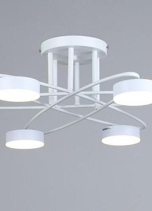 Люстра світлодіодна акрилова sirius b n4248/6 wt 84w