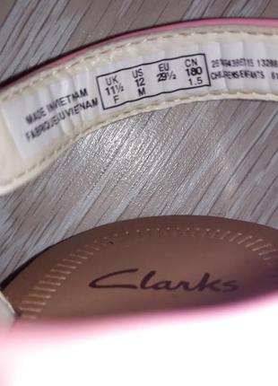 Яркие, кожаные, легкие босоножки clarks 29,5 размер7 фото