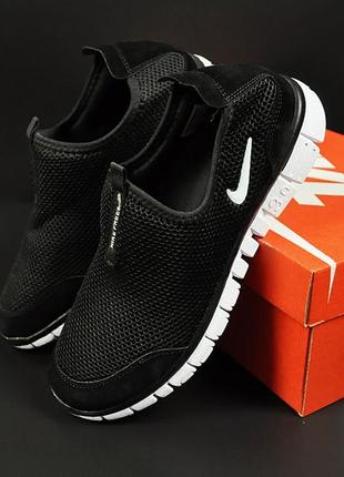 Кроссовки nike free 3.0 арт 20817 (женские, сетка, без шнурков)3 фото