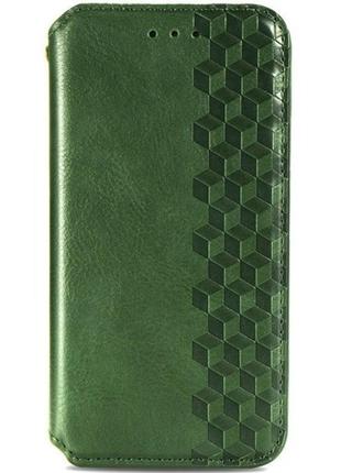 Чохол-книжка getman cubic для xiaomi redmi note 11/note 11s зелений (код товару:23371)