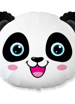 Воздушный шар панда голова 40х42 см 2329