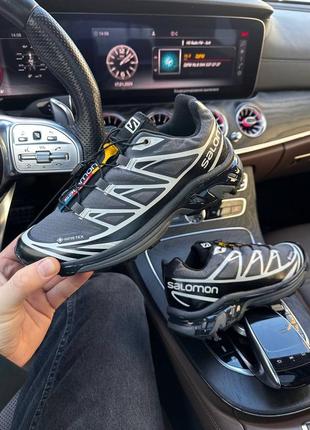 Шикарные кроссовки унисекс salomon xt-6 gtx black чёрные 36-45 р7 фото