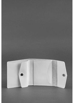 Жіночий шкіряний гаманець 2.1 білий3 фото