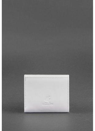 Жіночий шкіряний гаманець 2.1 білий4 фото