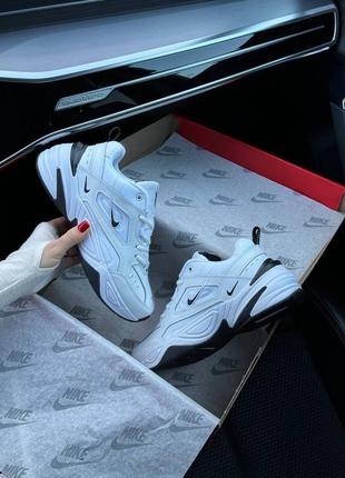 Жіночі кросівки nike m2k tekno prm white black7 фото