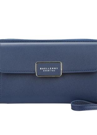 Жіночий гаманець-сумка baellerry 20х11х4 синя