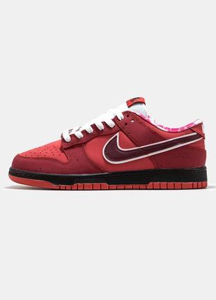 Чоловічі кросівки nike sb dunk low red lobster" / найк сб данк лоу демісезонні / весняні / літні / осінні низькі червоні данки