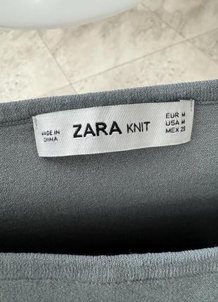 Жіночий легкий трикотажний пуловер  zara knit4 фото