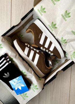 Adidas campus brown3 фото