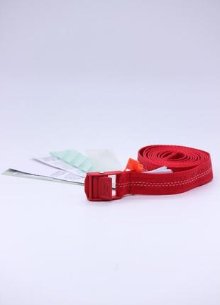 Ремінь off-white classic industrial belt red1 фото