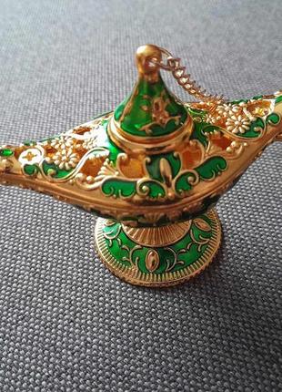 Лампа аладина в винтажном стиле (зеленая)