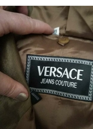 Льняной пиджак versace jeans couture, оригинал6 фото