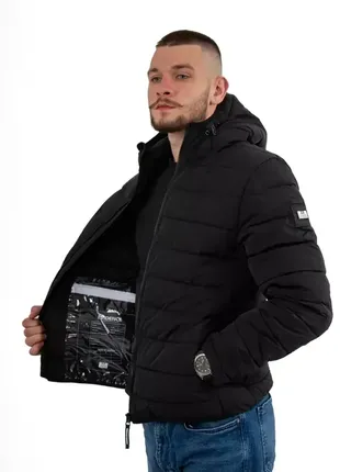 Куртка weekend offender la guardia padded jacket black3 фото