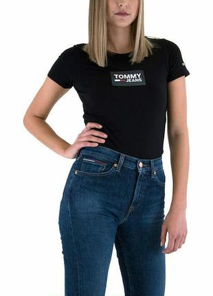 Tommy hilfiger жіноча футболка томмі хілфігер оригінал р. xs2 фото