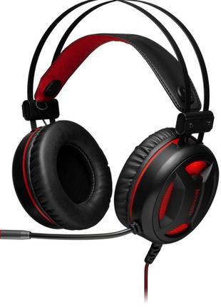 Навушники з мікрофоном usb redragon (78368) minos червон./чорн. (кабель 2 м)