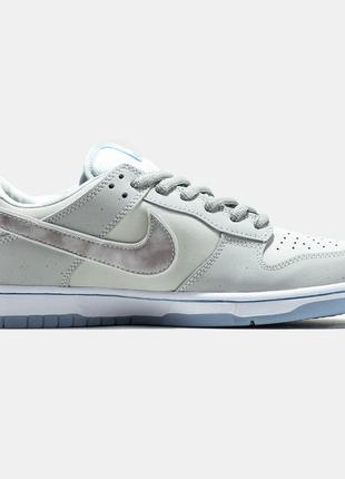 Мужские кроссовки nike sb dunk low white lobster / найк сб данк лоу демисезонные / весенние / летние / осенние низкие белые данки7 фото