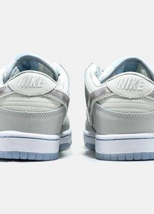 Мужские кроссовки nike sb dunk low white lobster / найк сб данк лоу демисезонные / весенние / летние / осенние низкие белые данки5 фото