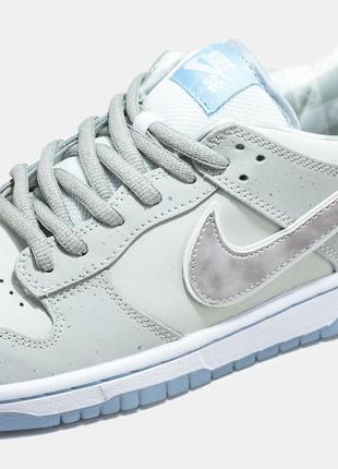 Мужские кроссовки nike sb dunk low white lobster / найк сб данк лоу демисезонные / весенние / летние / осенние низкие белые данки2 фото