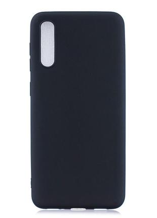 Чехол soft touch для xiaomi redmi 9a силикон бампер черный