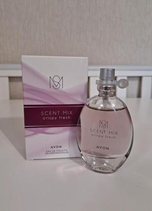 Туалетна вода avon scent mix crispy fresh1 фото